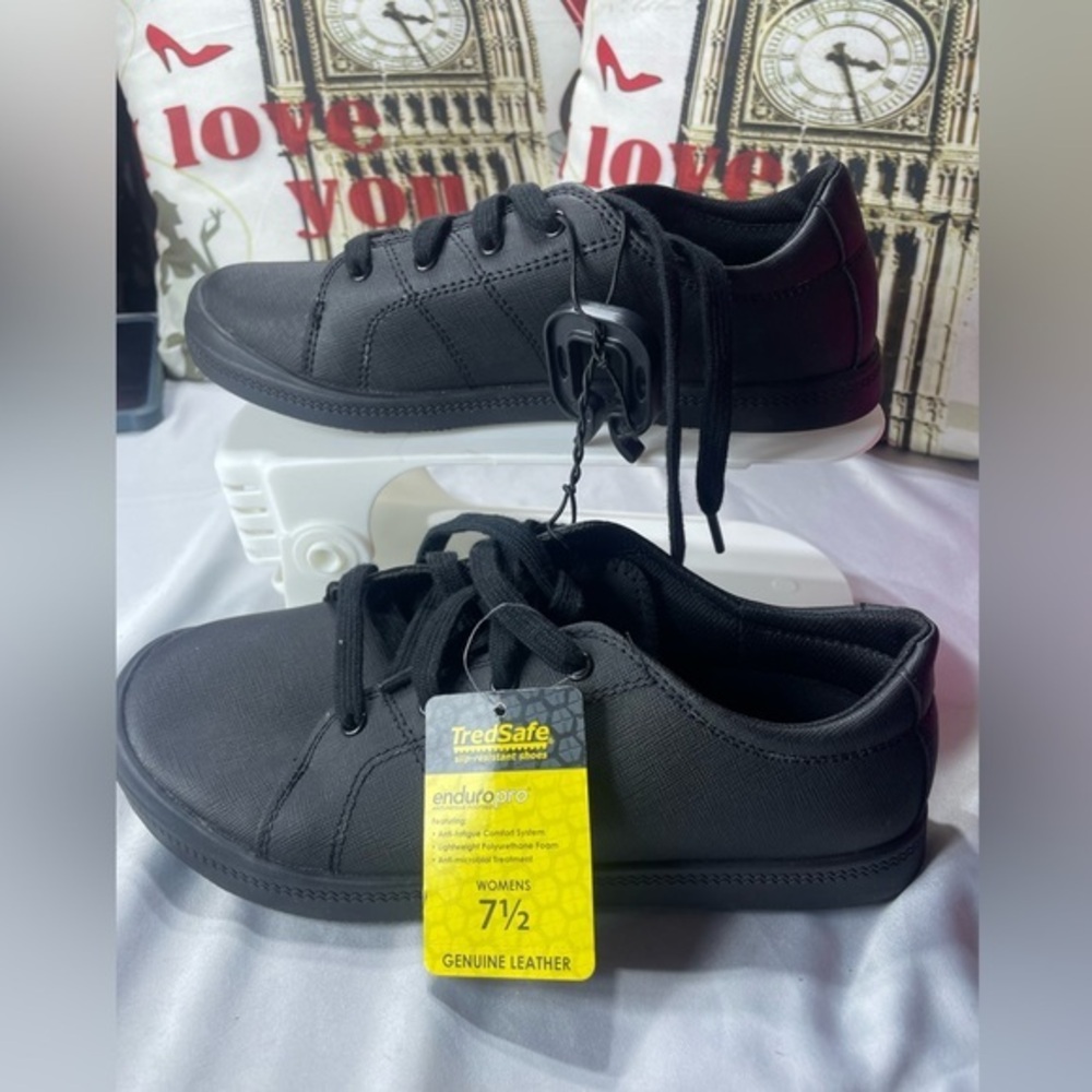 (C2) Work, black non-slip Tredsafe Women's‎ Shoes Sizes 6.5